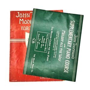 John Thompsons Modern & Supplementary Piano Courses  Second Grade & Preparatory